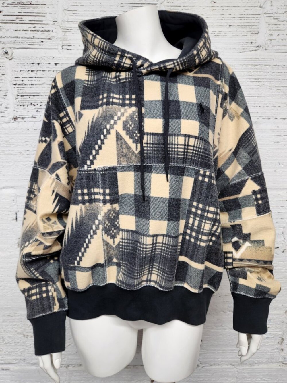 NWT Polo Ralph Lauren Unisex Size L Aztec Southwestern Hoodie Retail $168